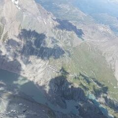 Flugwegposition um 13:21:13: Aufgenommen in der Nähe von Gemeinde Heiligenblut, 9844, Österreich in 3902 Meter
